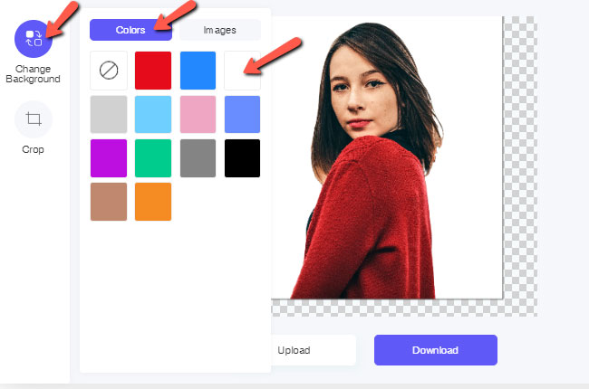 photo editor change background color to white picwishsave