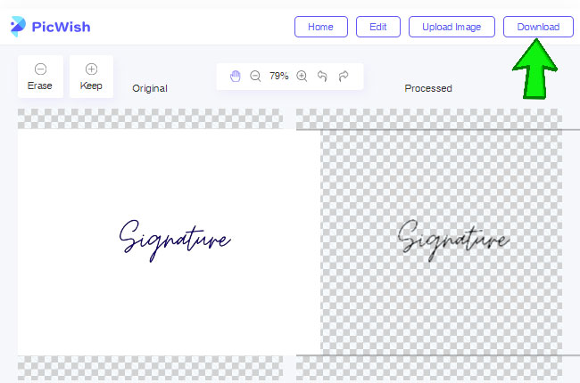 Signature Background Remover