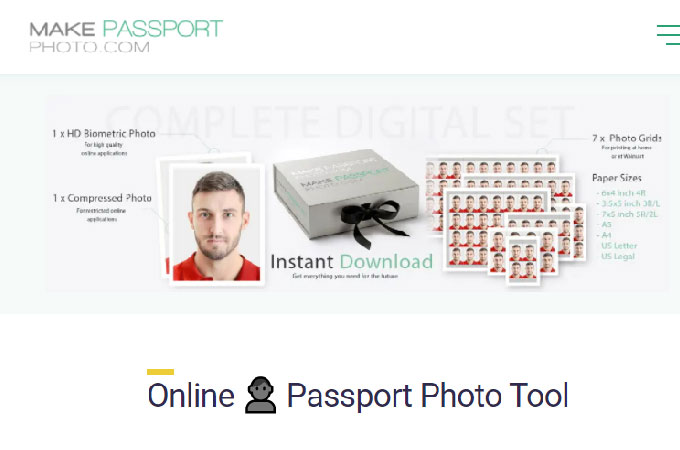 passport photo crop tool