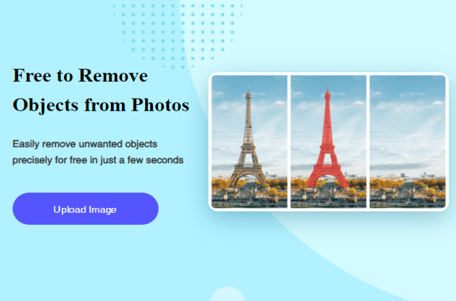 online watermark remover picwish interface