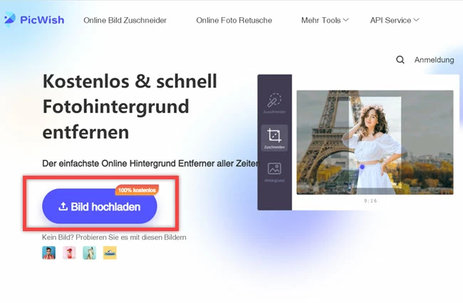 Hintergrund Ausschneiden App