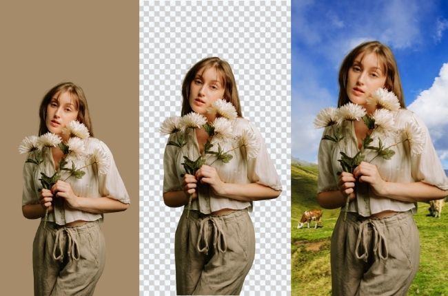 how to add a background to a photo for free
