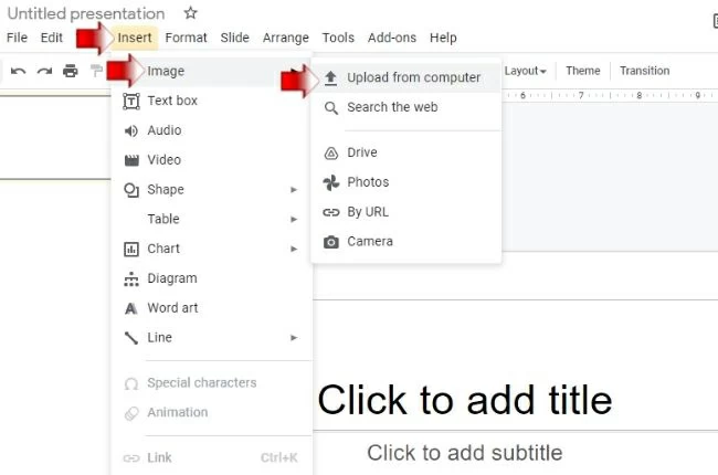 google slides inserir jogador