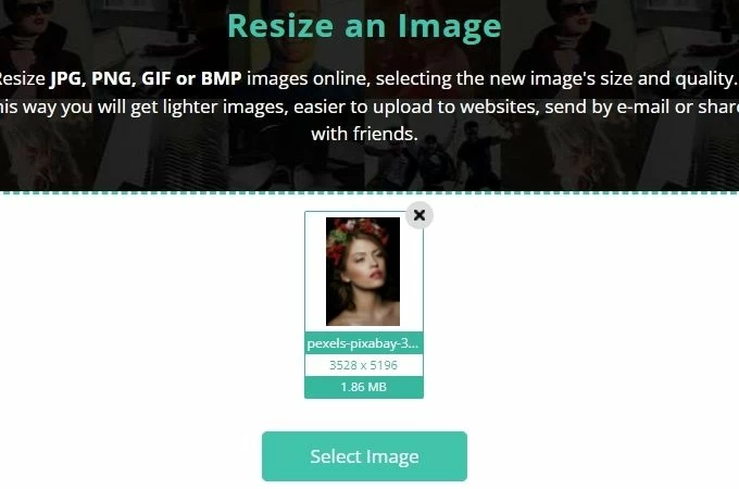 image is overly compressed apply with reduce images