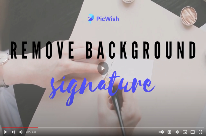 remove signature background
