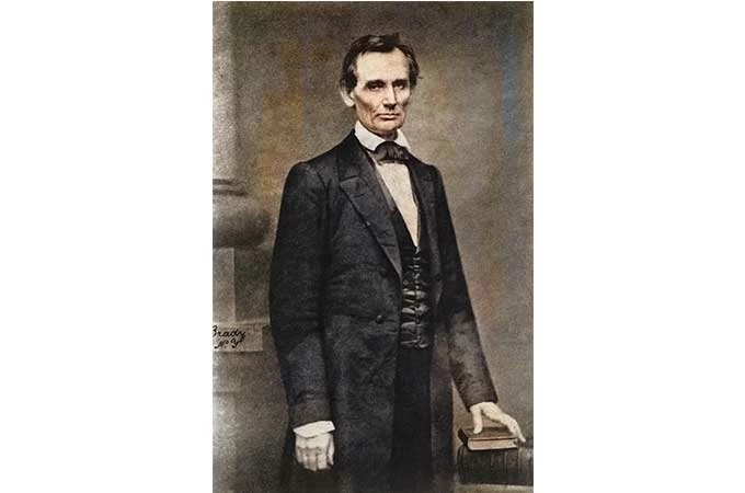 abrahan lincoln portrait in color
