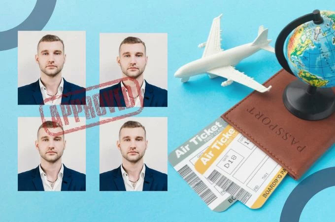 imagen de hazaña de foto de pasaporte
