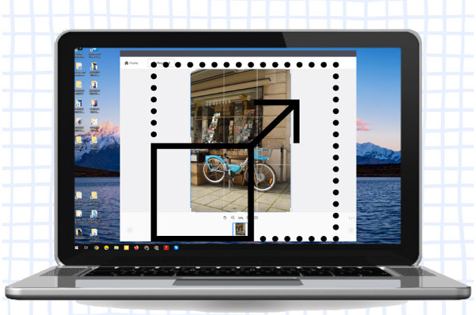 redimensionner une image sur Windows 10 