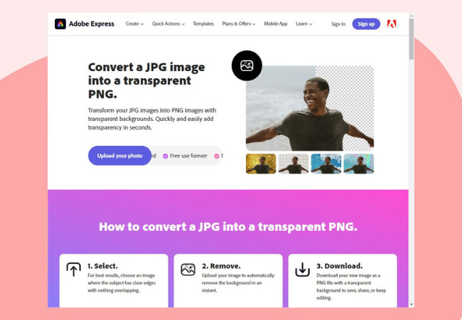 Free PNG Maker  Create a Transparent PNG Online - PixCut