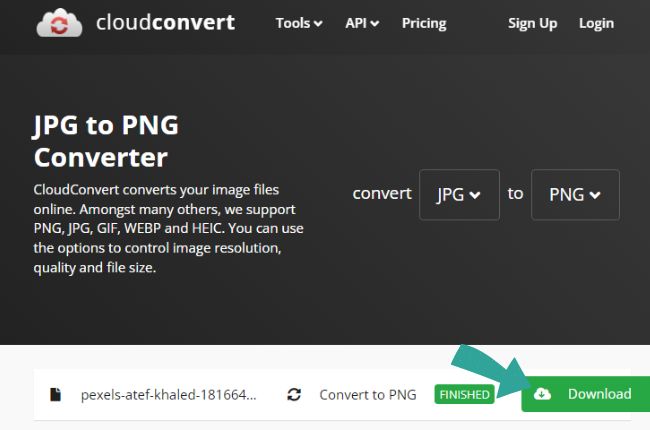 jpg png cloudconvert download