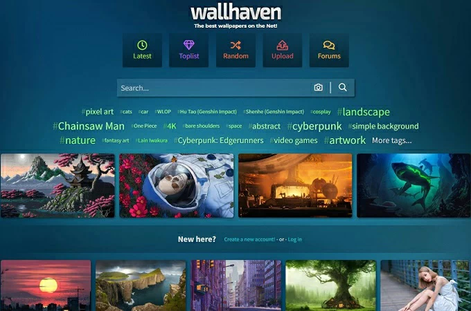 wallhaven papel de parede anime