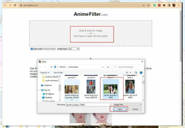 Foto para Anime - Filtros e efeitos de AI Anime on-line