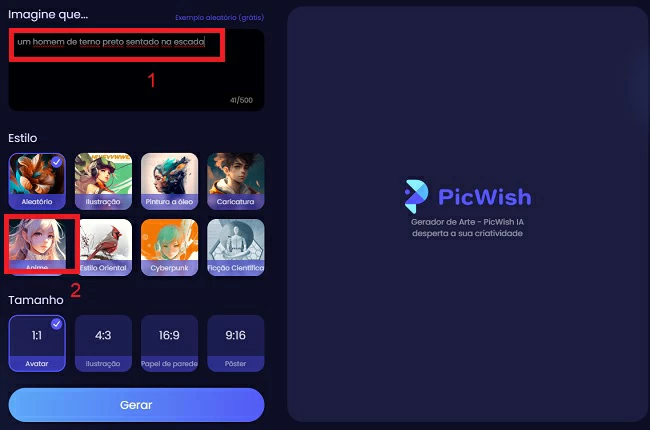 picwish incitar converter foto anime