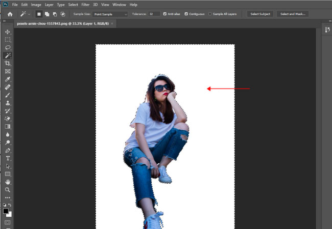 comment enlever le fond blanc d'un logo photoshop