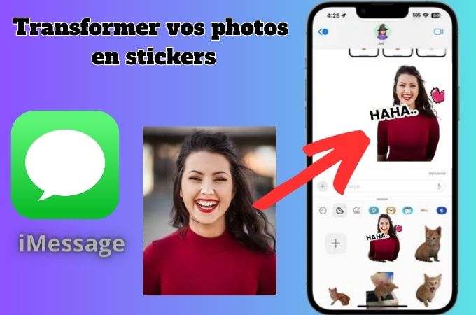transformer photo en stickers