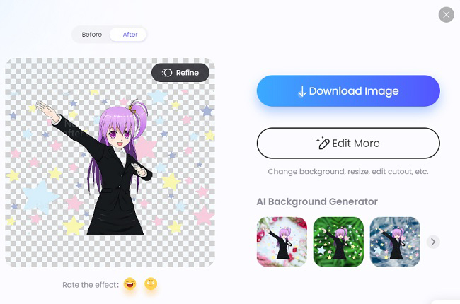 make anime stickers with picwish