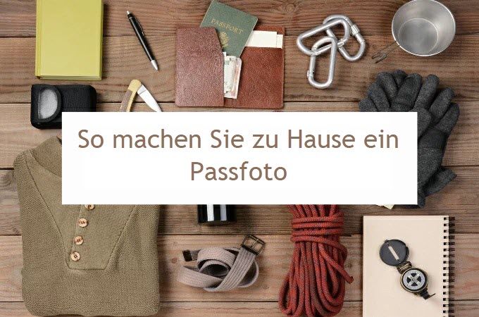 Passbilder zu Hause machen