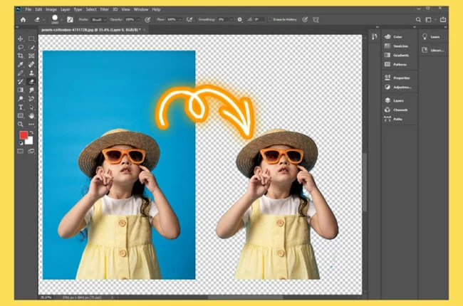 Adobe Illustrator Hintergrund entfernen