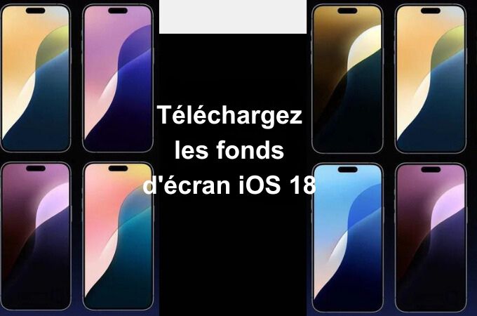 télécharger fond d'écran ios 18