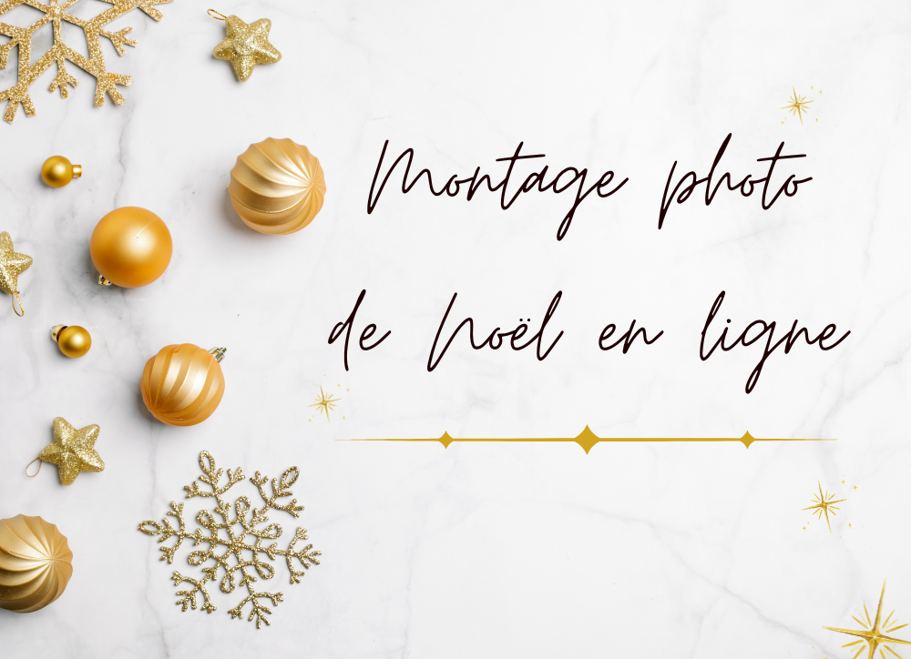 Montage photo de noël en ligne