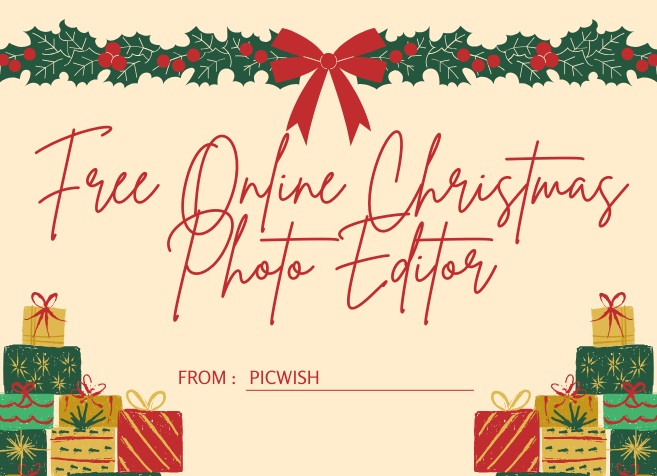 a sample christmas card from picwish