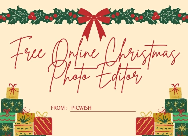 a sample christmas card from picwish