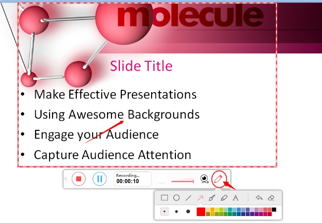 add annotation while recording
