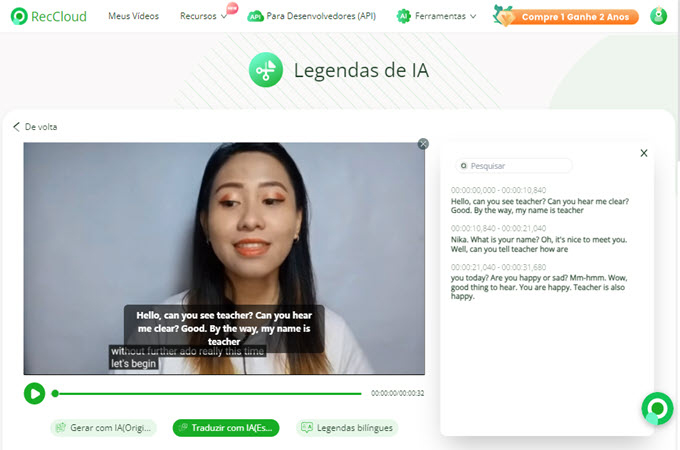 gerador de legendas grátis reccloud