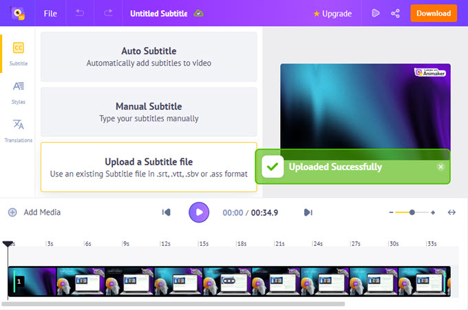 add subtitles to video for free