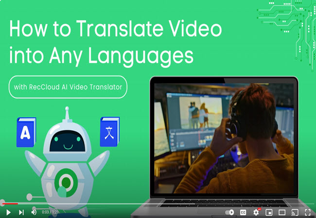 translate video to english online free