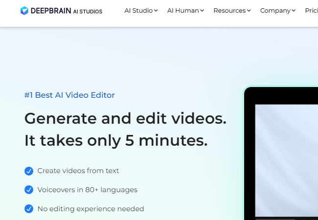 online AI tools for video editing