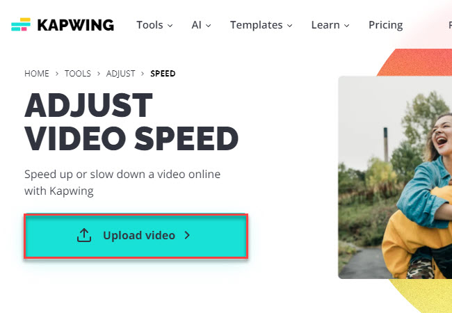 slow speed of video online