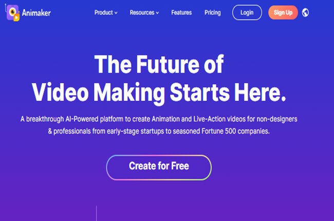 free AI animated video maker