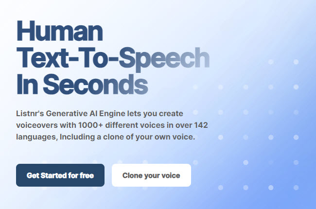 AI voice text to speech