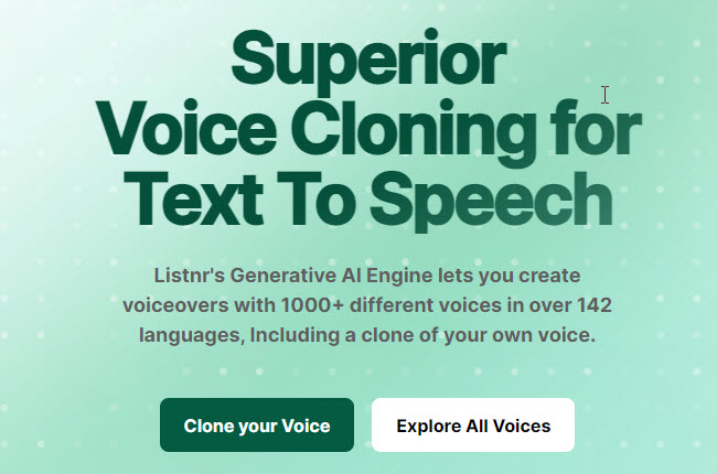 voice cloning text to speech