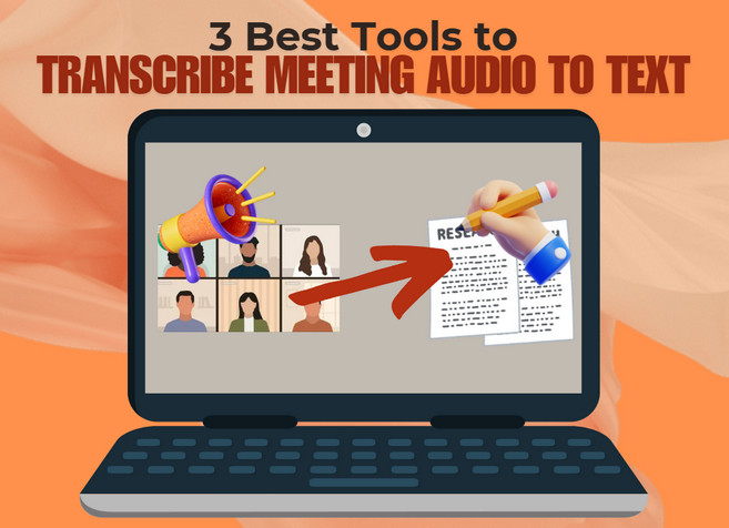 transcribe meeting audio to text