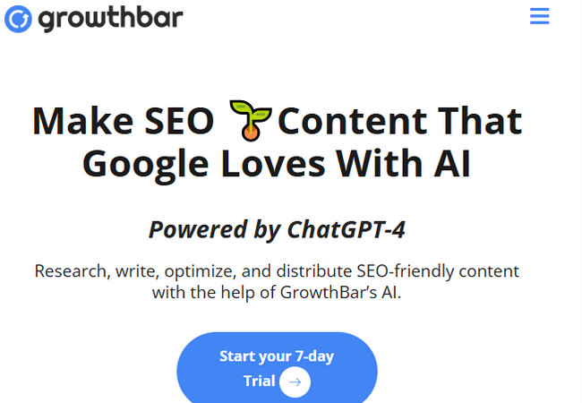 growthbar ai tool for content creation