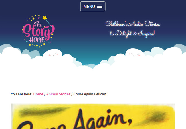 home stories on website interface