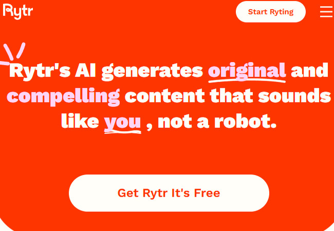 rytr ai tool content creation