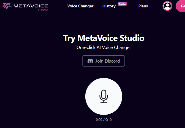 metavoice real time ai voice changer