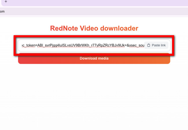 rednote copy and paste the video link