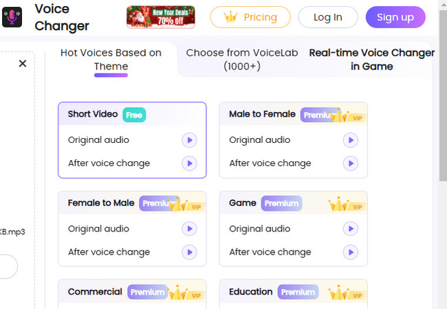 topmediai real time ai voice changer