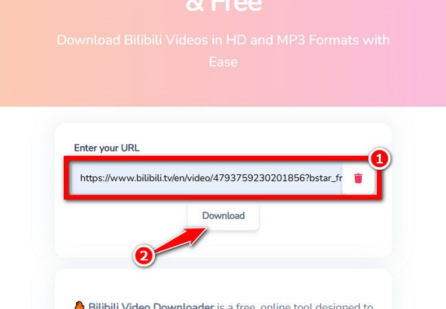 copy and paste the bilibili link to bravedown