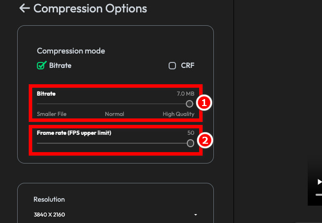 adjust the MP4 video size using flexier options