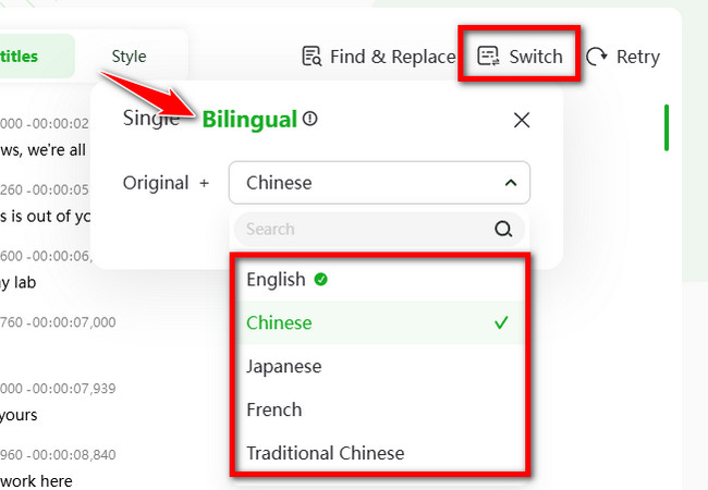 add bilingual subtitles to your video