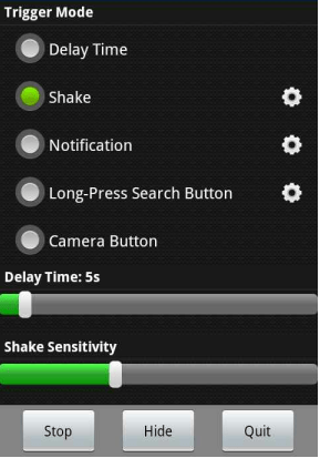 root device to take screenshot on android