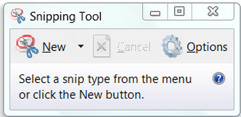 Windows 8 Snipping tool