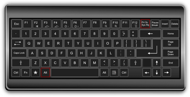 keyboard shortcuts on Win