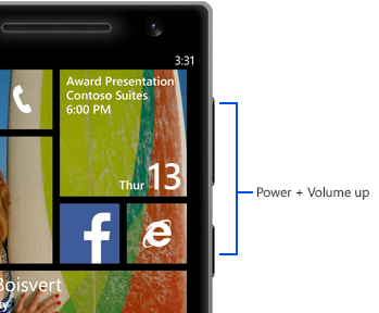 screenshot Windows phone