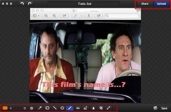 screenshot film on Mac